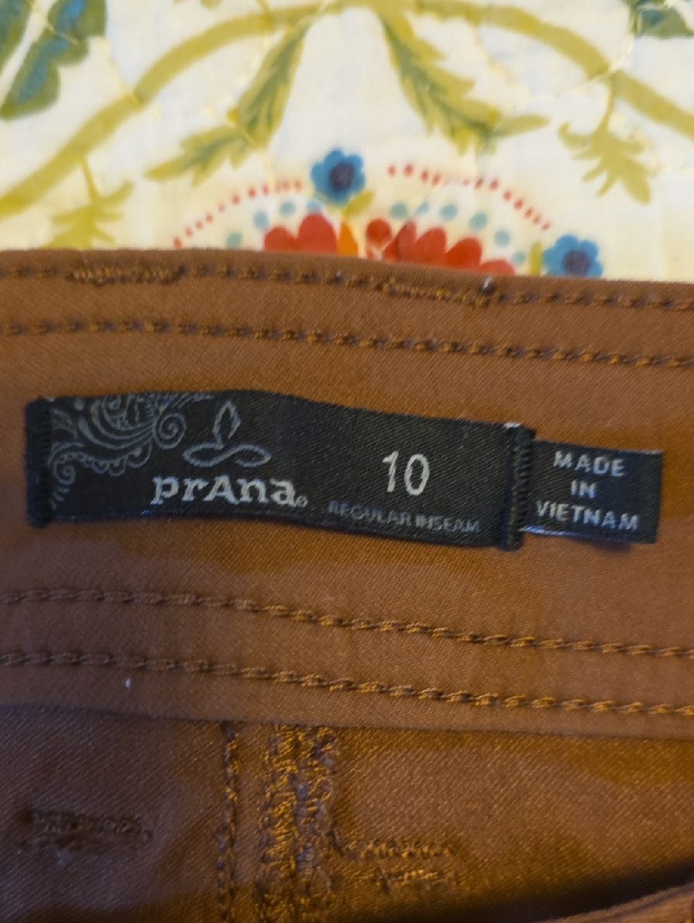 Prana Halle Pants Chocolate Brown 10 - Picture 2 of 6